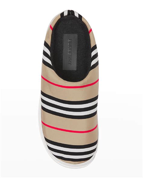 Burberry TNR Homie L Check Slippers 